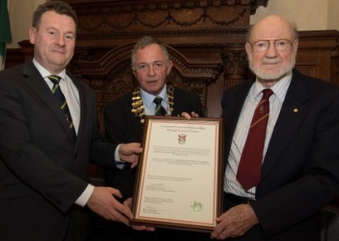 Nobel Laureate Professor William C. Campbell honoured at Civic Reception